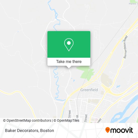 Baker Decorators map