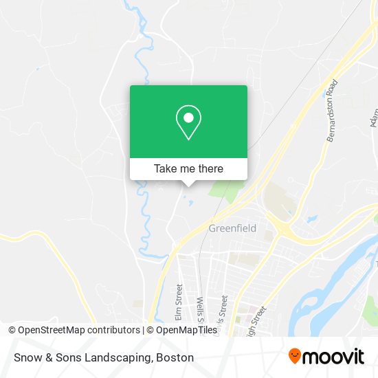 Snow & Sons Landscaping map