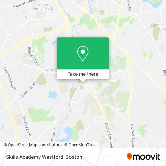 Mapa de Skills Academy Westford