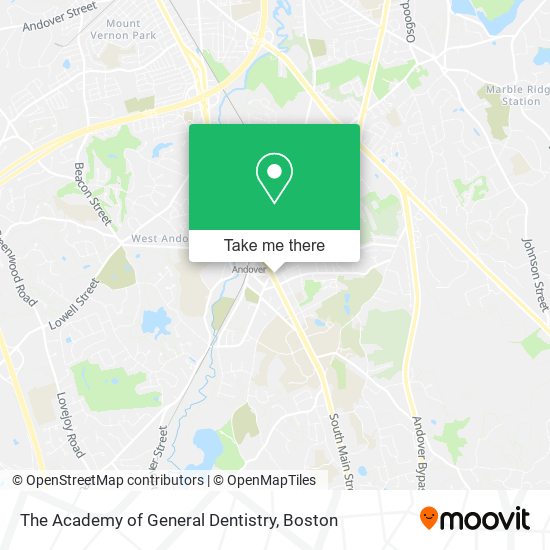 The Academy of General Dentistry map