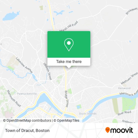 Mapa de Town of Dracut