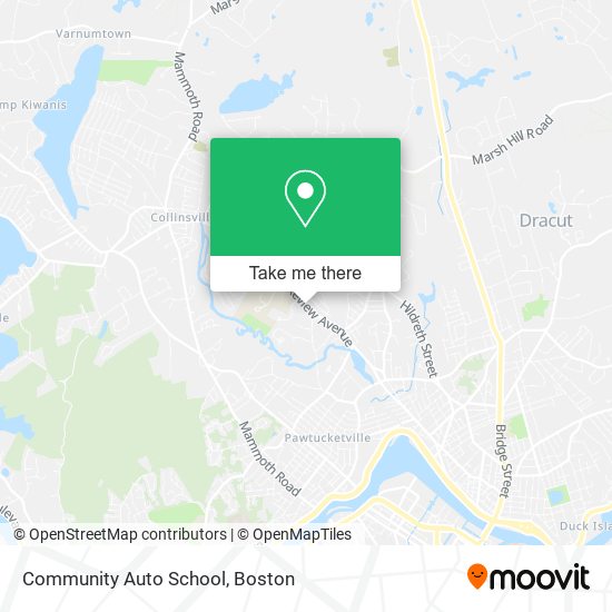 Mapa de Community Auto School