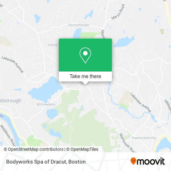 Bodyworks Spa of Dracut map