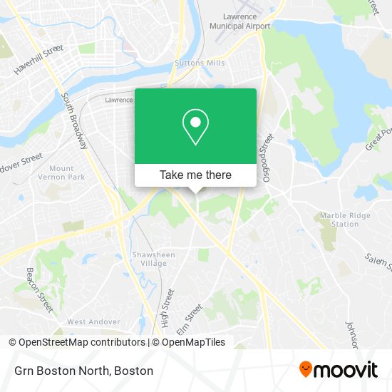 Mapa de Grn Boston North