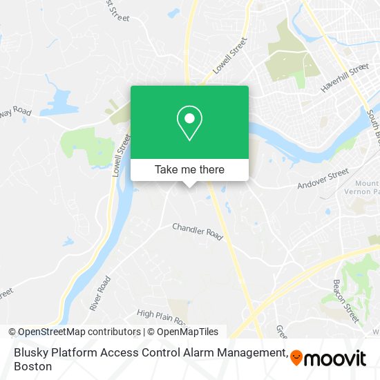 Blusky Platform Access Control Alarm Management map