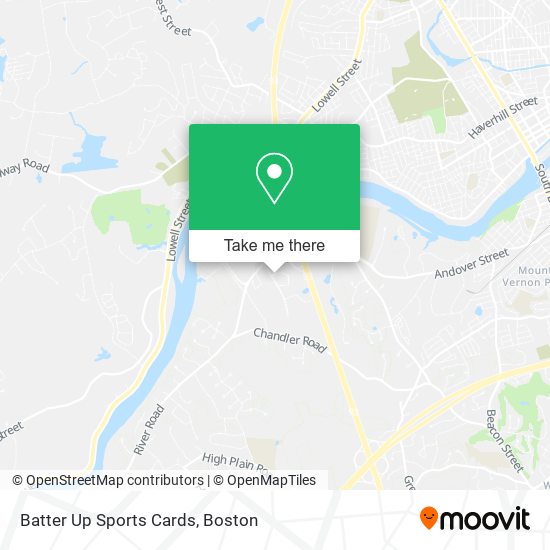 Batter Up Sports Cards map