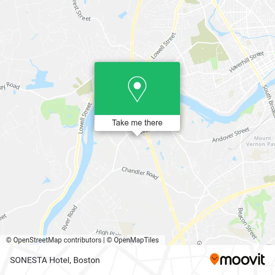 SONESTA Hotel map
