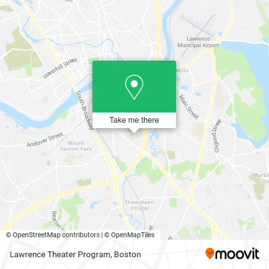Lawrence Theater Program map