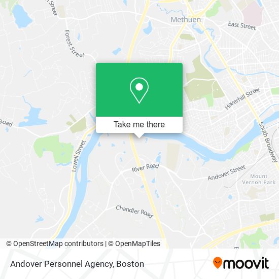 Andover Personnel Agency map