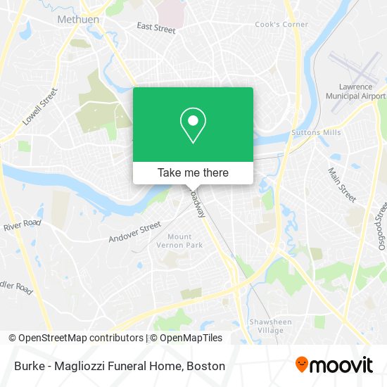 Mapa de Burke - Magliozzi Funeral Home