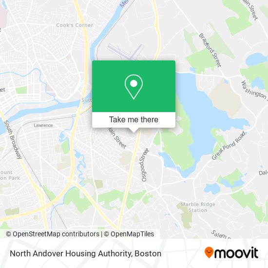 North Andover Housing Authority map