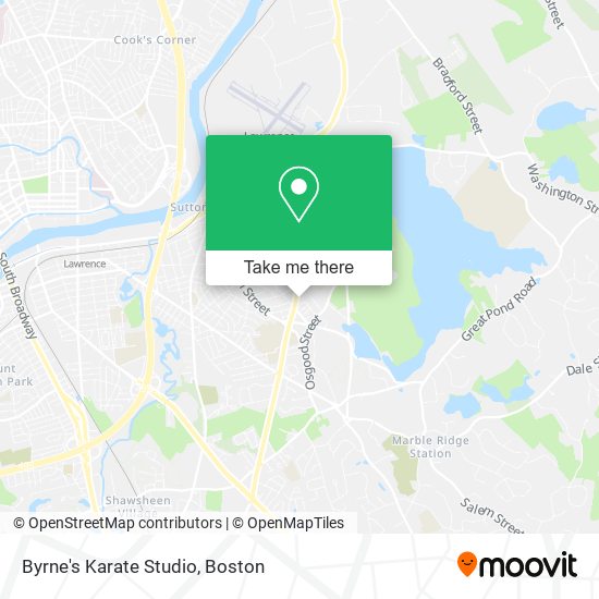 Byrne's Karate Studio map