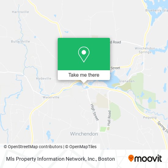 Mapa de Mls Property Information Network, Inc.
