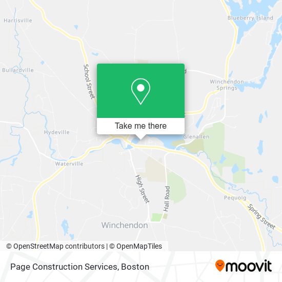 Page Construction Services map