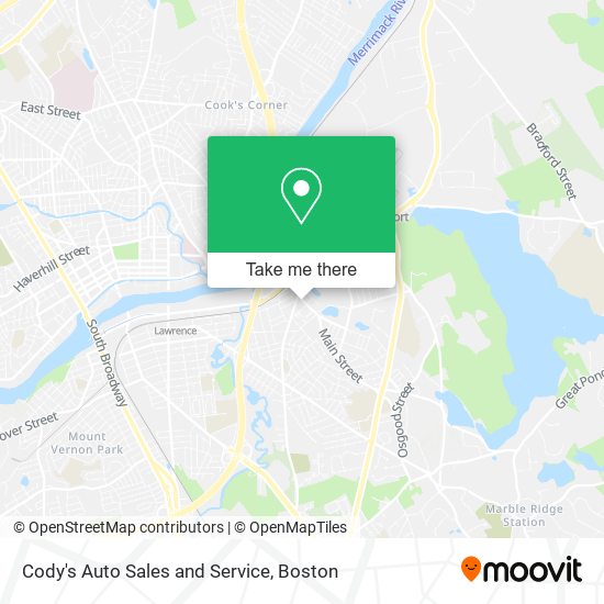 Cody's Auto Sales and Service map
