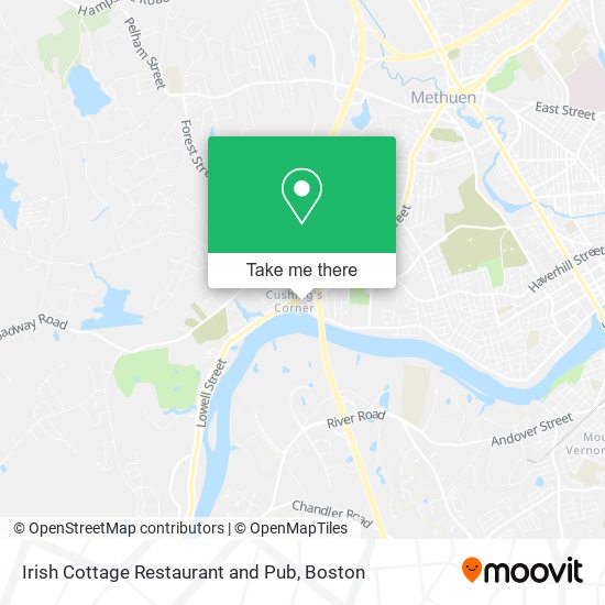 Mapa de Irish Cottage Restaurant and Pub