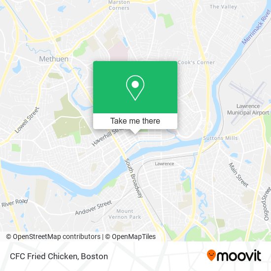 Mapa de CFC Fried Chicken