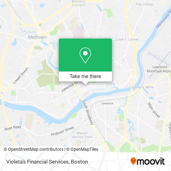 Mapa de Violeta's Financial Services