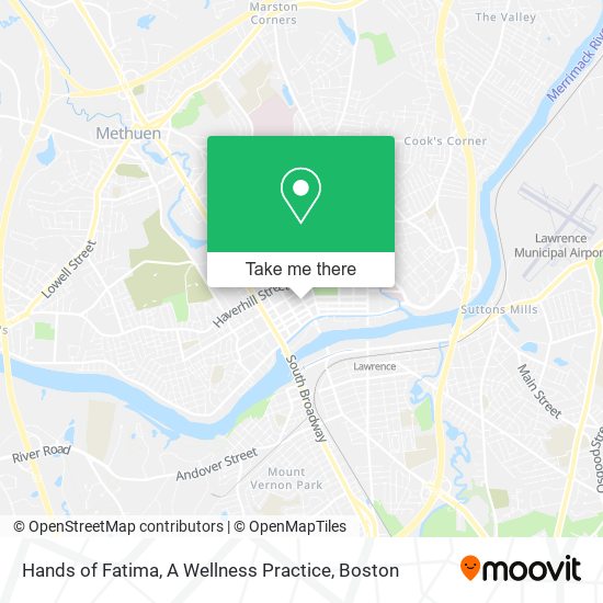 Hands of Fatima, A Wellness Practice map