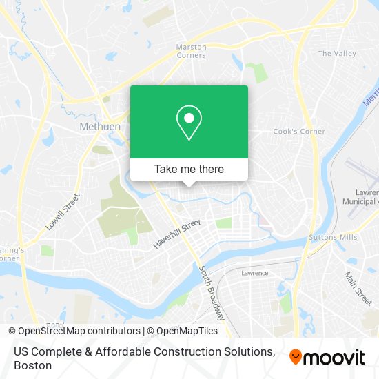US Complete & Affordable Construction Solutions map