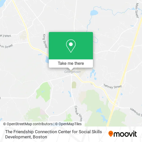 The Friendship Connection Center for Social Skills Development map