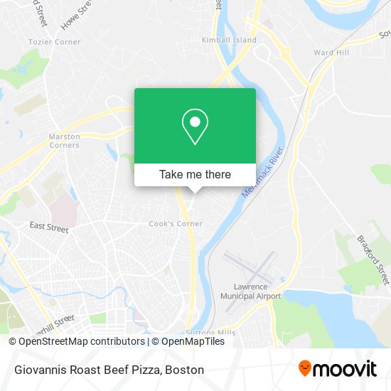 Giovannis Roast Beef Pizza map