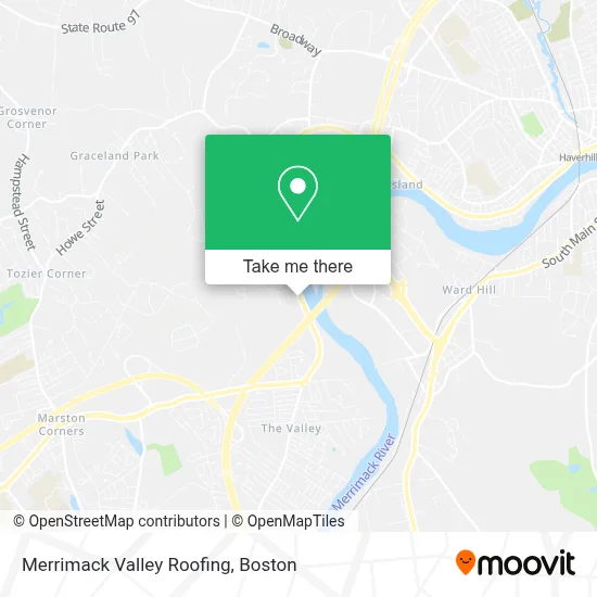 Merrimack Valley Roofing map