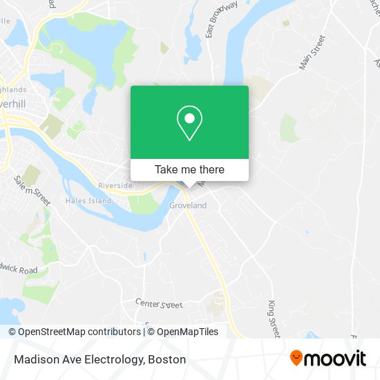 Madison Ave Electrology map