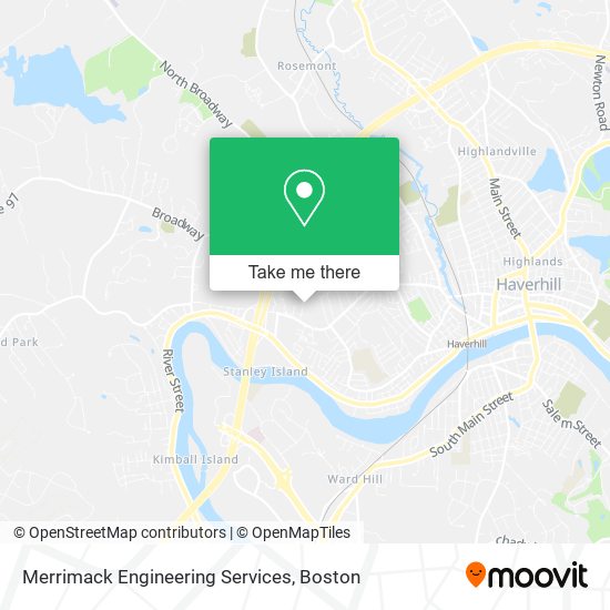 Mapa de Merrimack Engineering Services