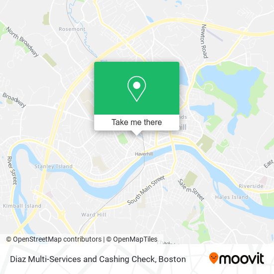 Diaz Multi-Services and Cashing Check map