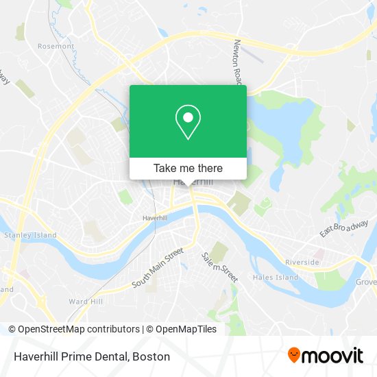 Mapa de Haverhill Prime Dental