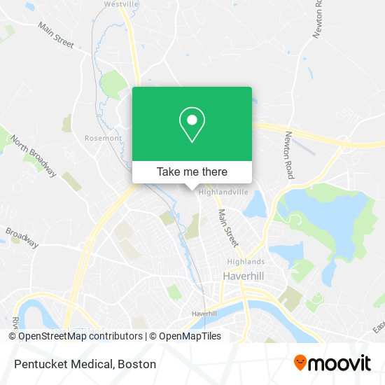 Pentucket Medical map