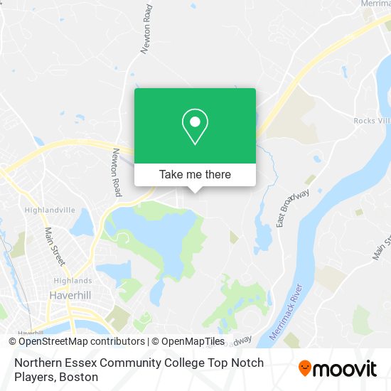 Mapa de Northern Essex Community College Top Notch Players