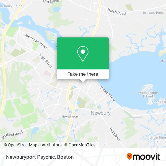 Mapa de Newburyport Psychic