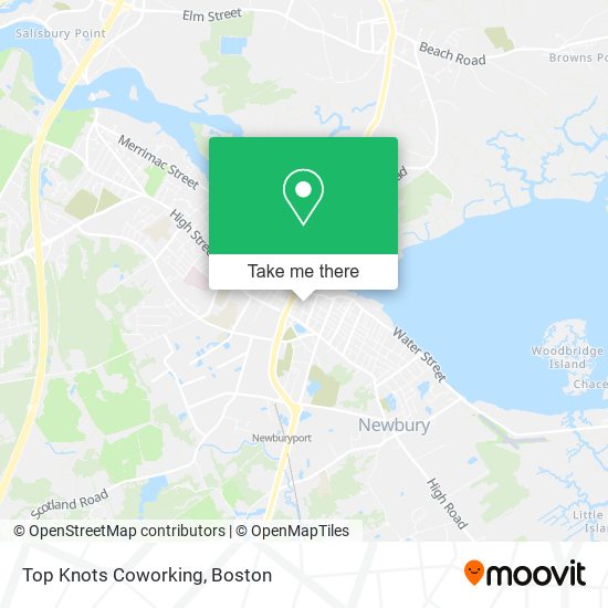 Top Knots Coworking map
