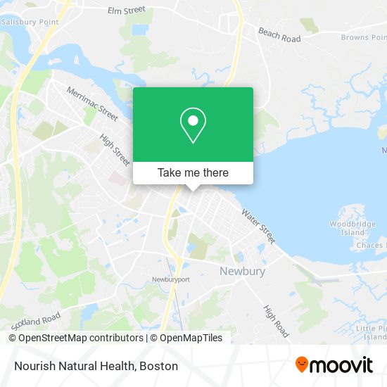 Nourish Natural Health map
