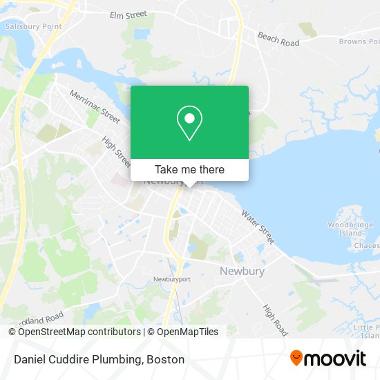 Mapa de Daniel Cuddire Plumbing
