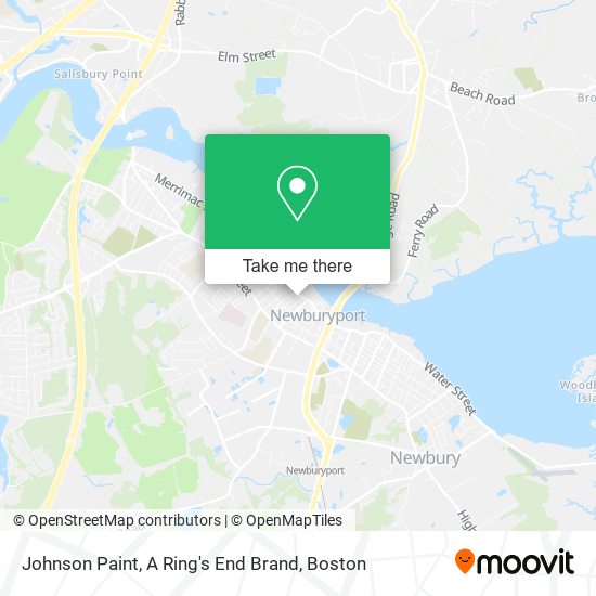 Johnson Paint, A Ring's End Brand map