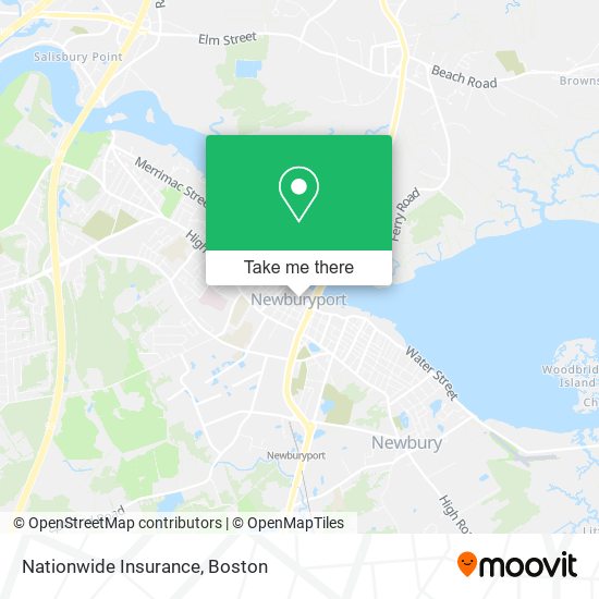 Mapa de Nationwide Insurance