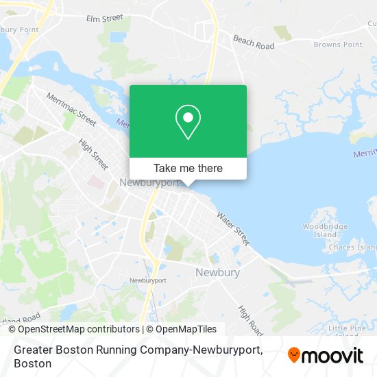 Greater Boston Running Company-Newburyport map