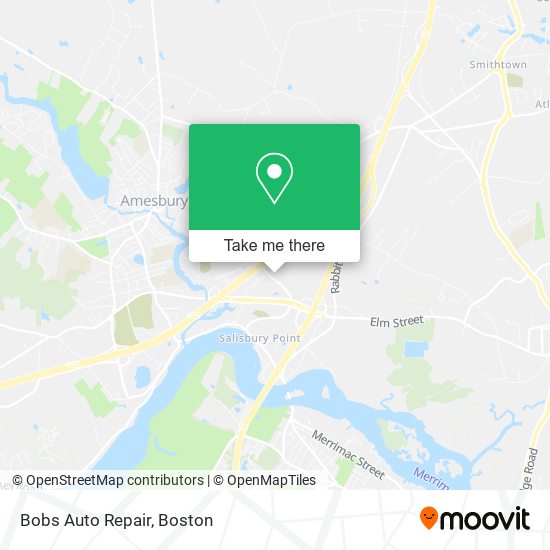 Bobs Auto Repair map