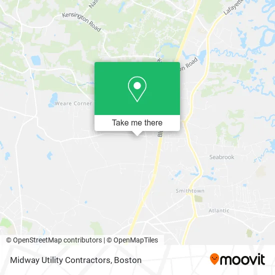 Midway Utility Contractors map