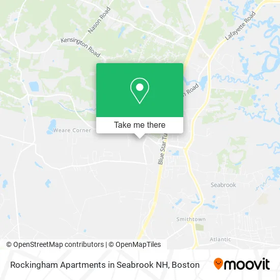 Rockingham Apartments in Seabrook NH map