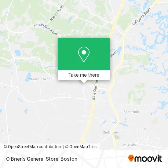 O'Brien's General Store map