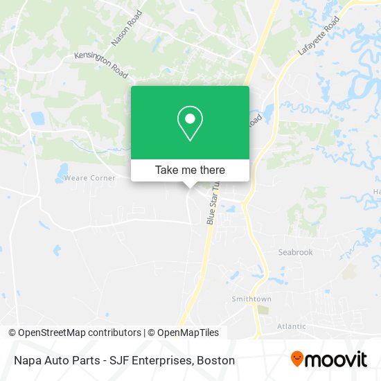 Napa Auto Parts - SJF Enterprises map