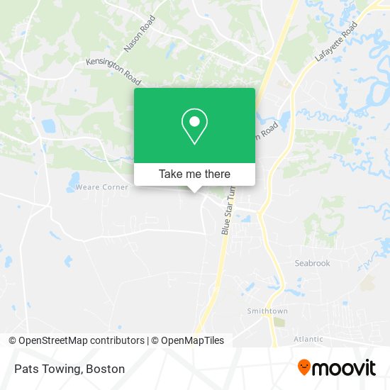 Mapa de Pats Towing