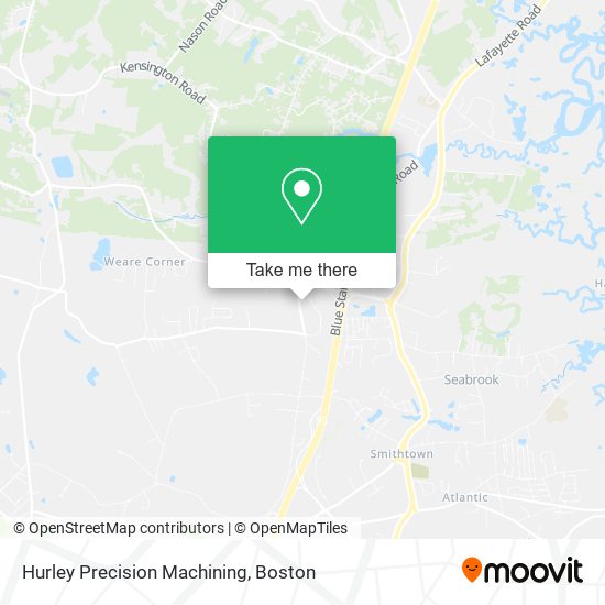Mapa de Hurley Precision Machining