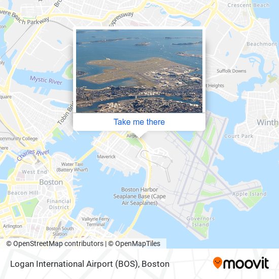 Mapa de Logan International Airport (BOS)