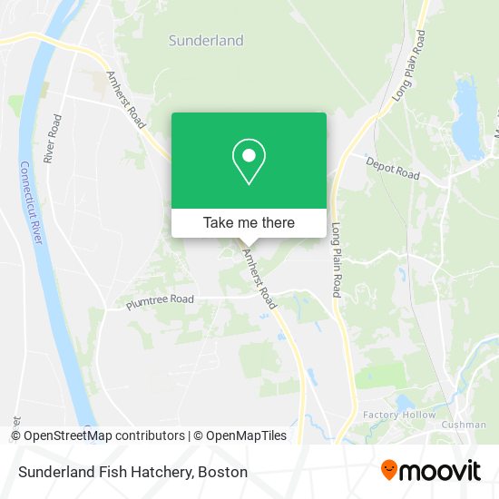 Mapa de Sunderland Fish Hatchery