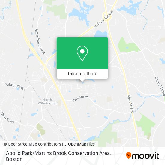 Mapa de Apollo Park / Martins Brook Conservation Area